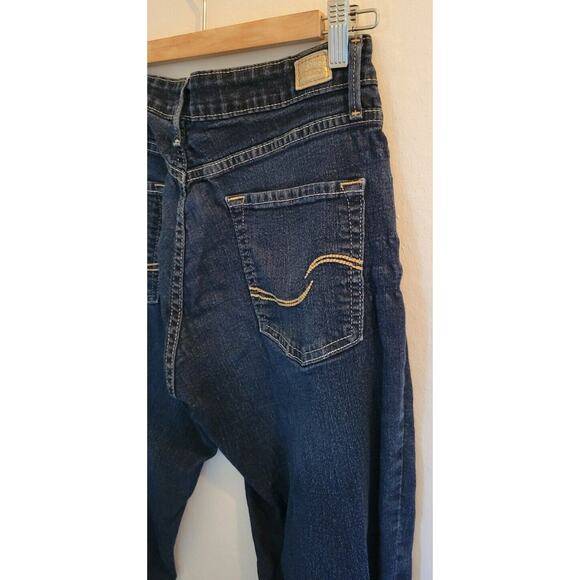 Levis Slim Straight Jeans Womens 30 x 32 Totally Shaping Dark Wash Jeans Stretch - Picture 9 of 12